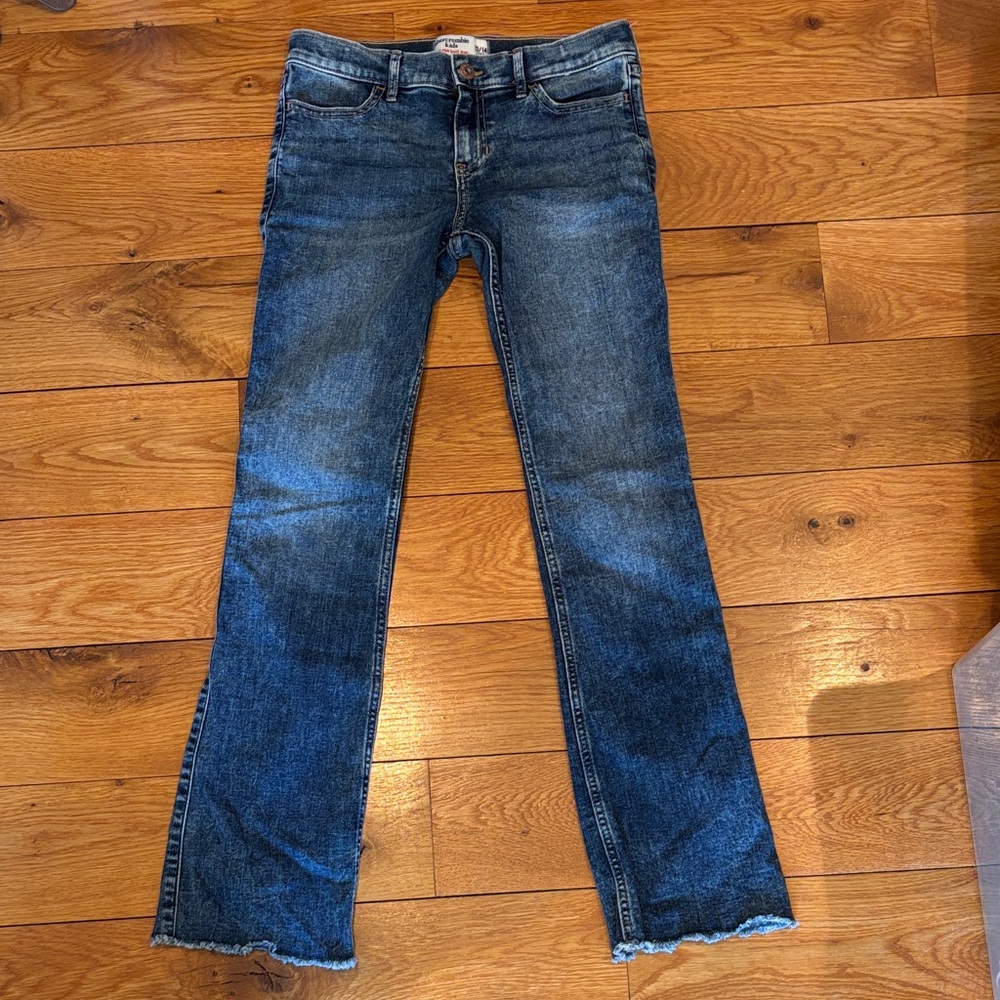 Abercrombie Kids low rise boot jean